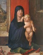 Albrecht Durer The Virgin and child at a window